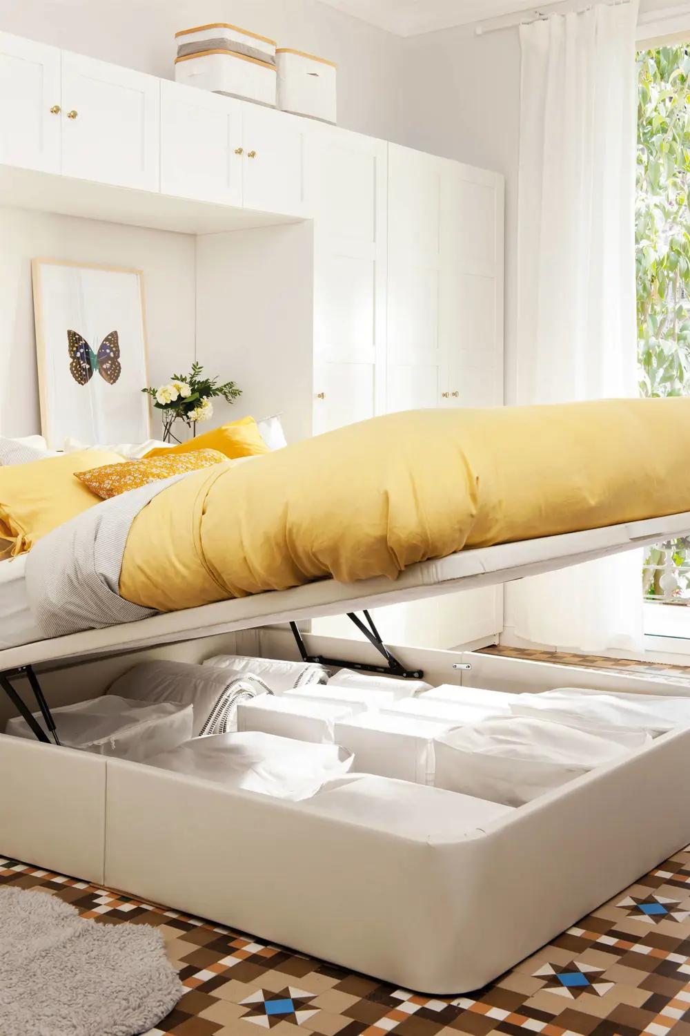 Cama con canapé