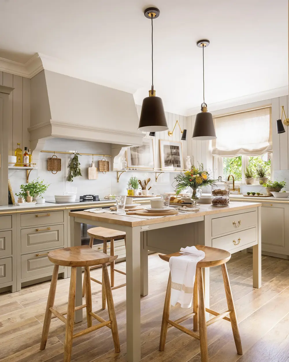 cocina de estilo rustico moderno 00579023