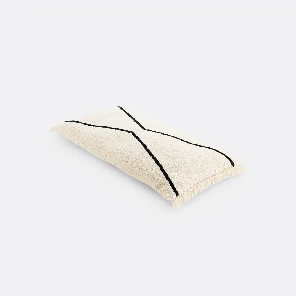 Funda para topper de sofá de estilo étnico y con flecos