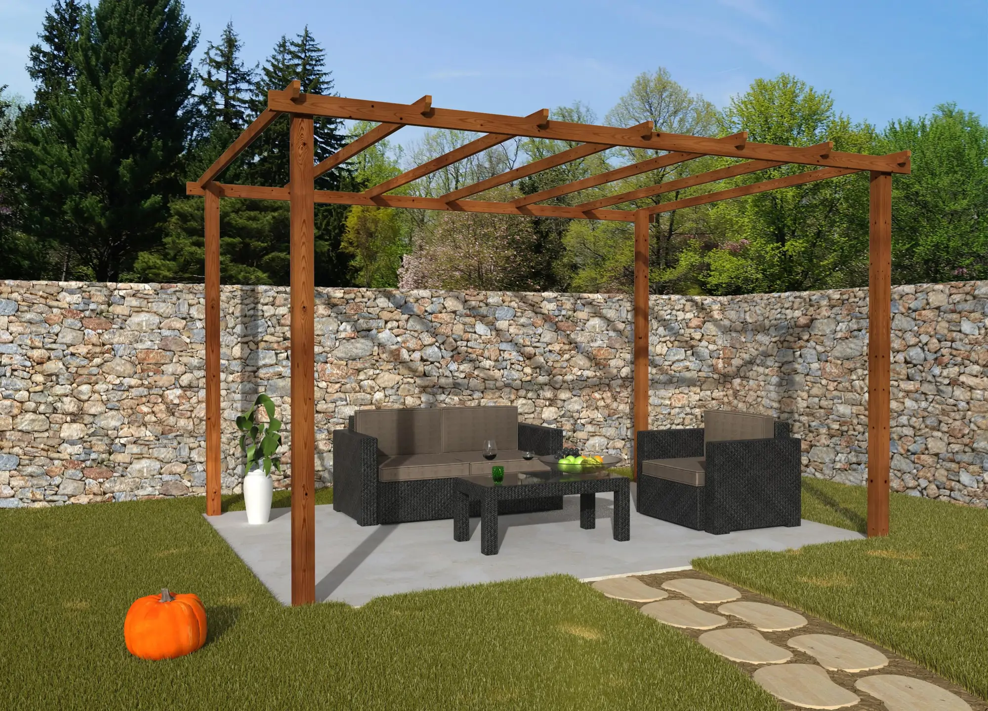 Leroy Merlin | Pérgola de madera