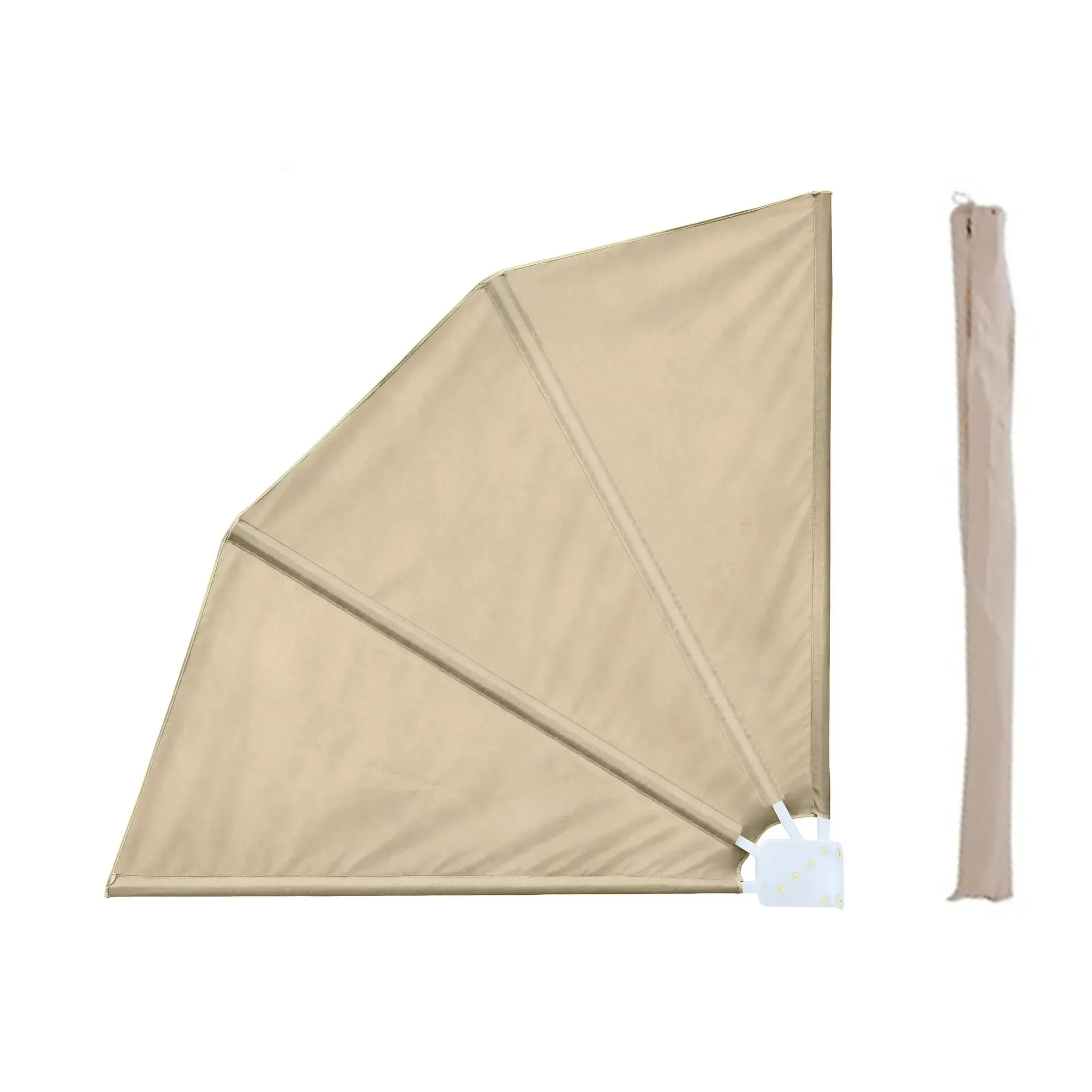 Leroy Merlin | Toldo en forma de abanico