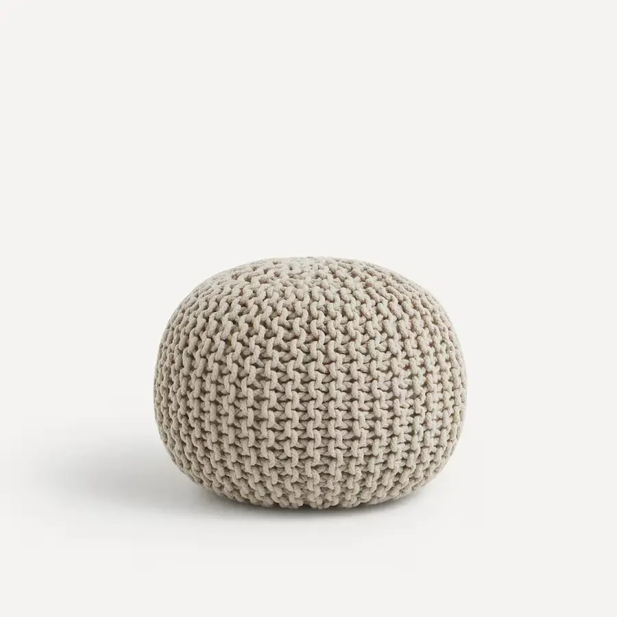 El Corte Inglés | Puff hecho en crochet