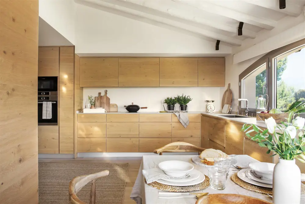 00531335 cocina panelada de madera 9c4512ea