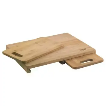 Trio tablas de cortar de bambú