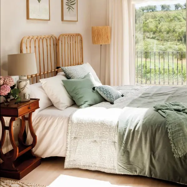 Sandra Ordóñez, experta en deco y manualidades: "No venden cabeceros para mi cama, y esta ha sido la única alternativa que he encontrado"