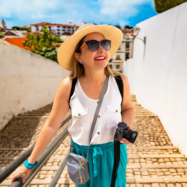 Mujer de turismo