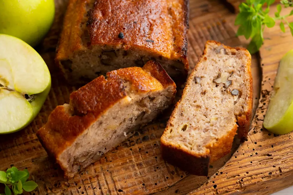 bizcocho de avena y manzana