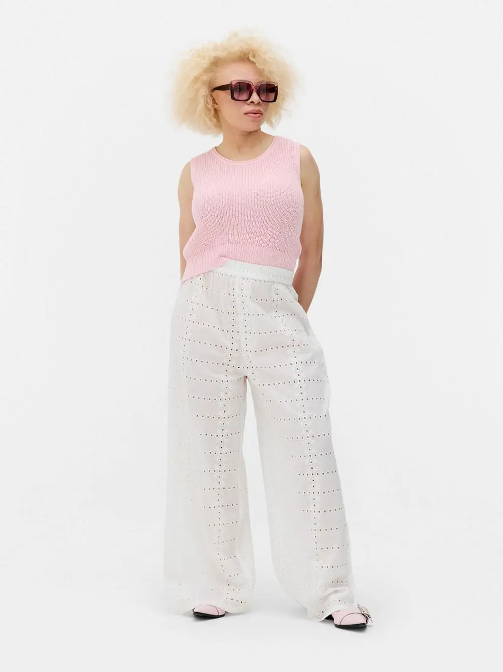 Pantalon blanco PRIMARK