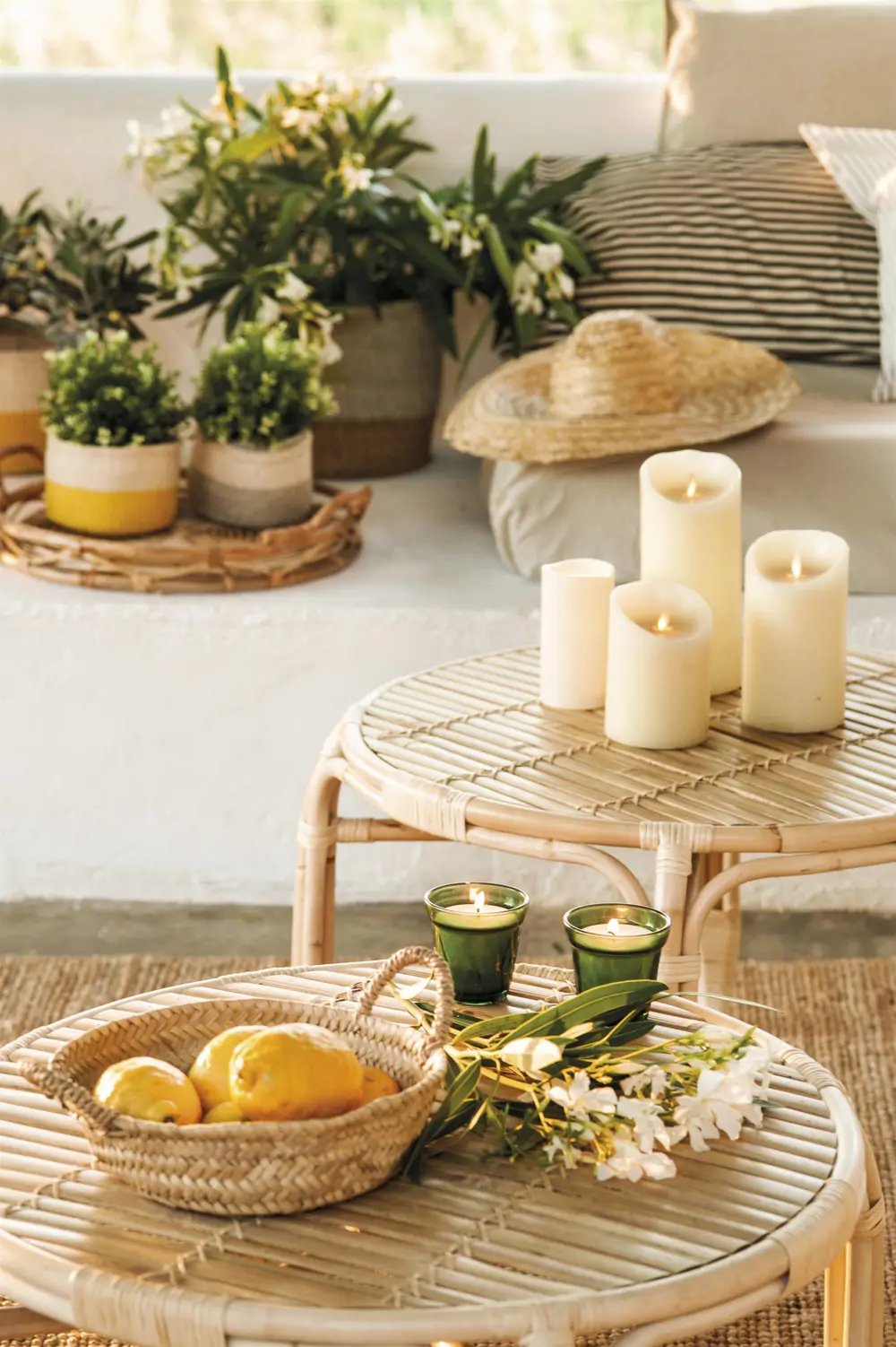 mesa de centro decorada 00526062