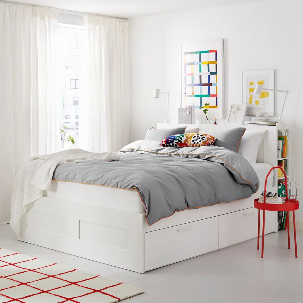 Ikea cabecero con almacenaje 