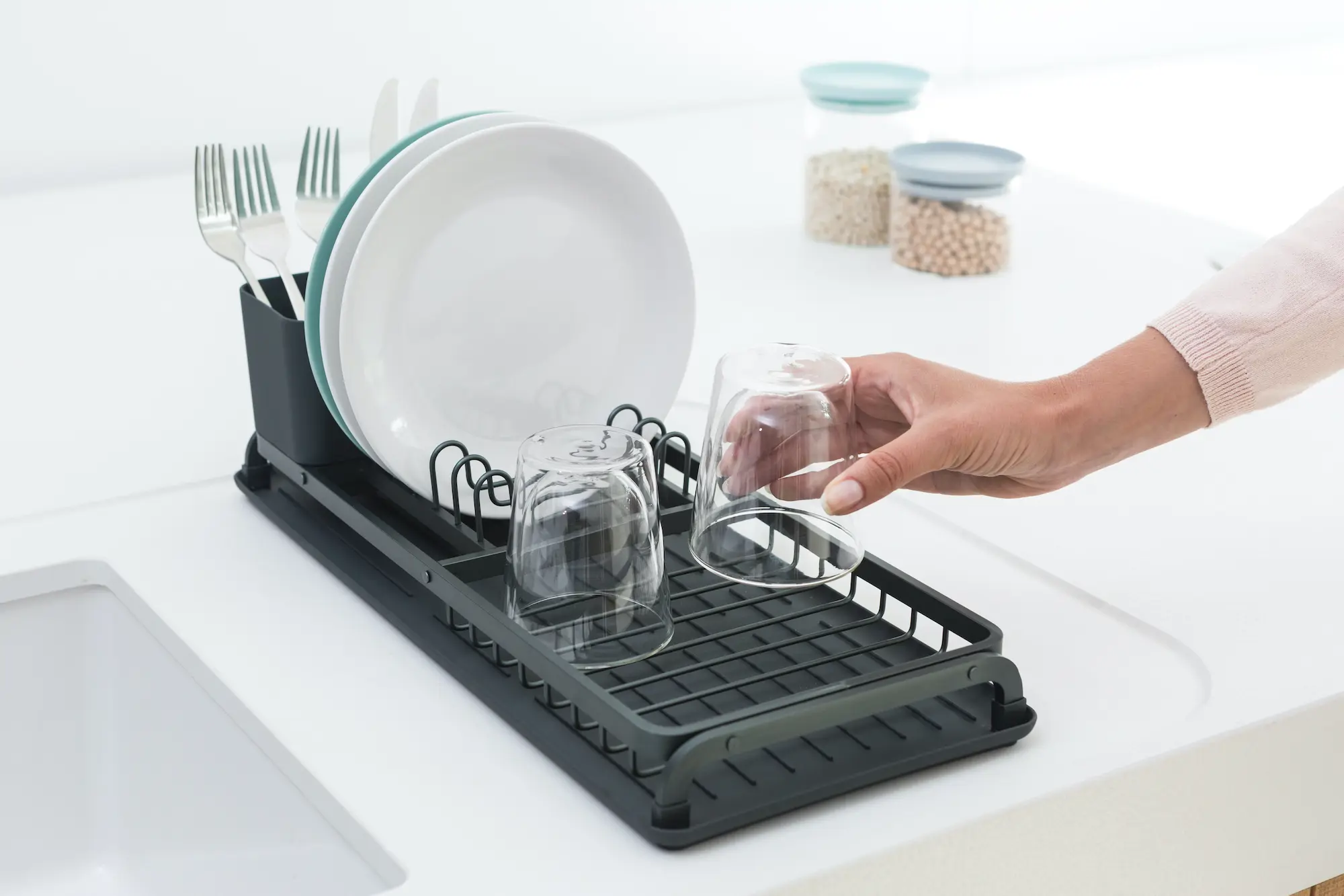 Escurreplatos compacto Brabantia