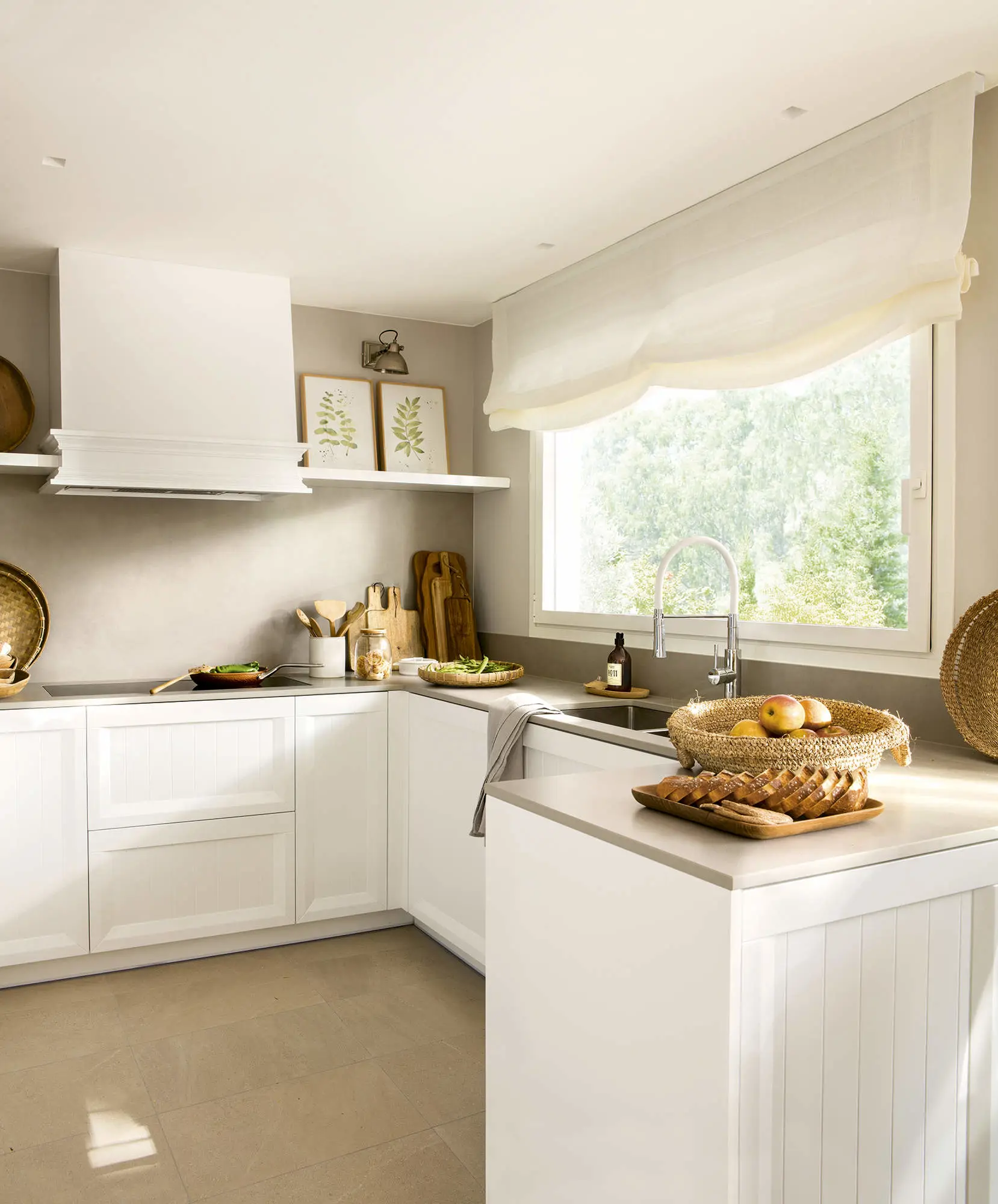COCINA BLANCA MODERNA