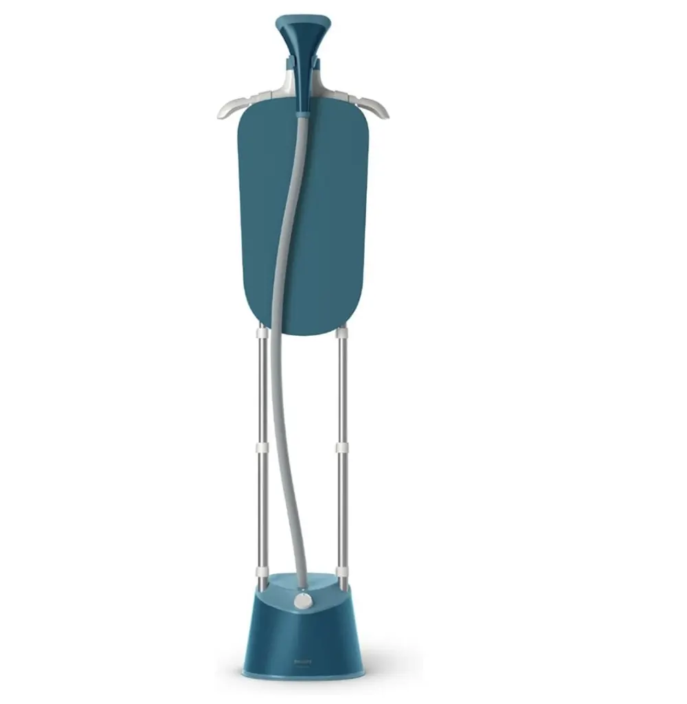 Philips Vaporizador Serie 1000-1800W, Gran depósito de 1,8L, 3 ajustes de vapor, StyleBoard integrado, Eliminación de arrugas, Elimina el 99,9% de las bacterias y los ácaros del polvo* (STE1040/20)