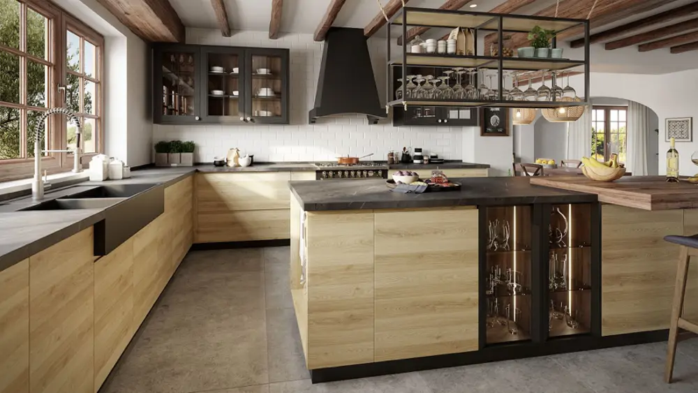 Cocina diseñada por OB Cocinas