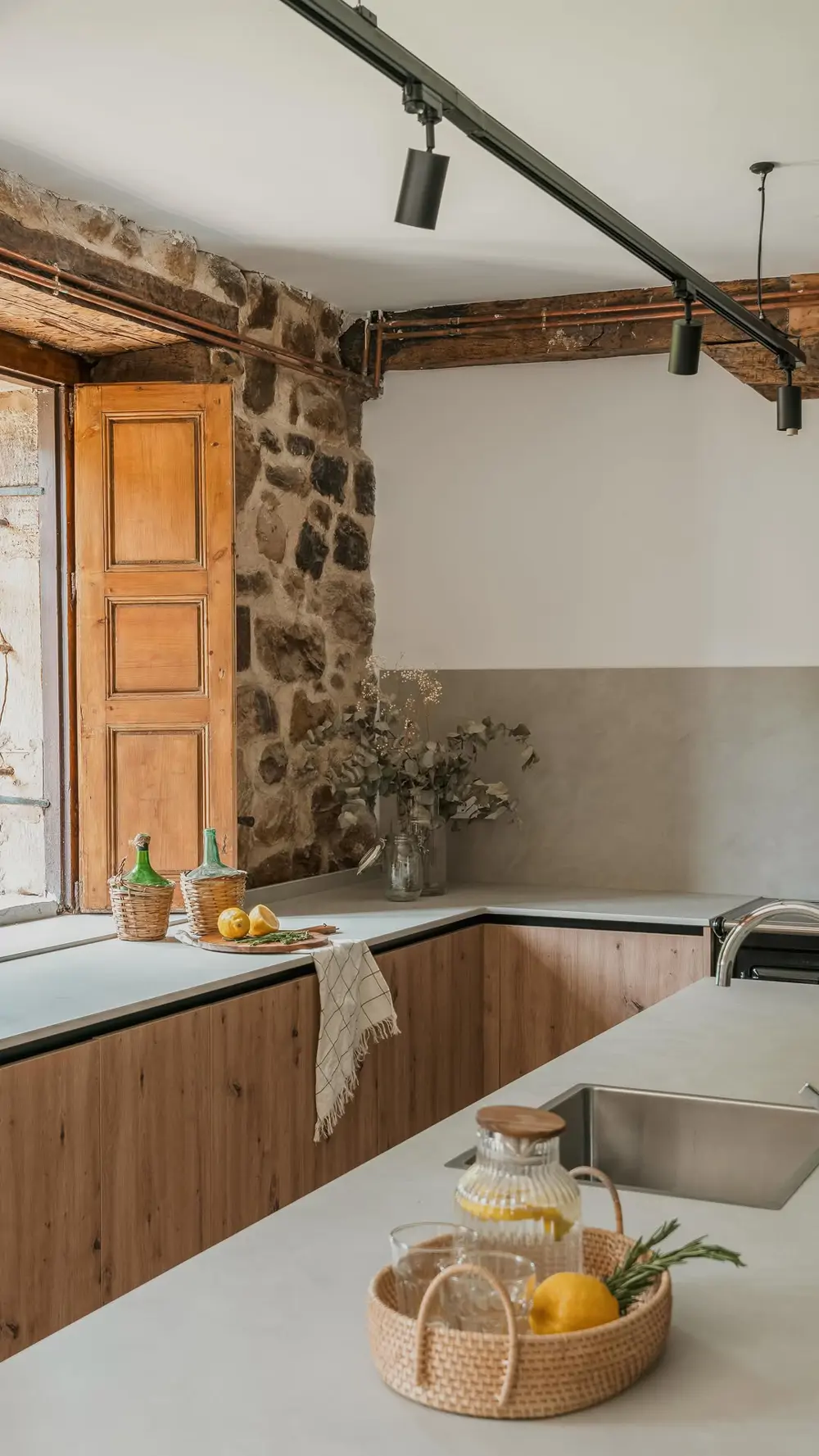 Cocina rústica