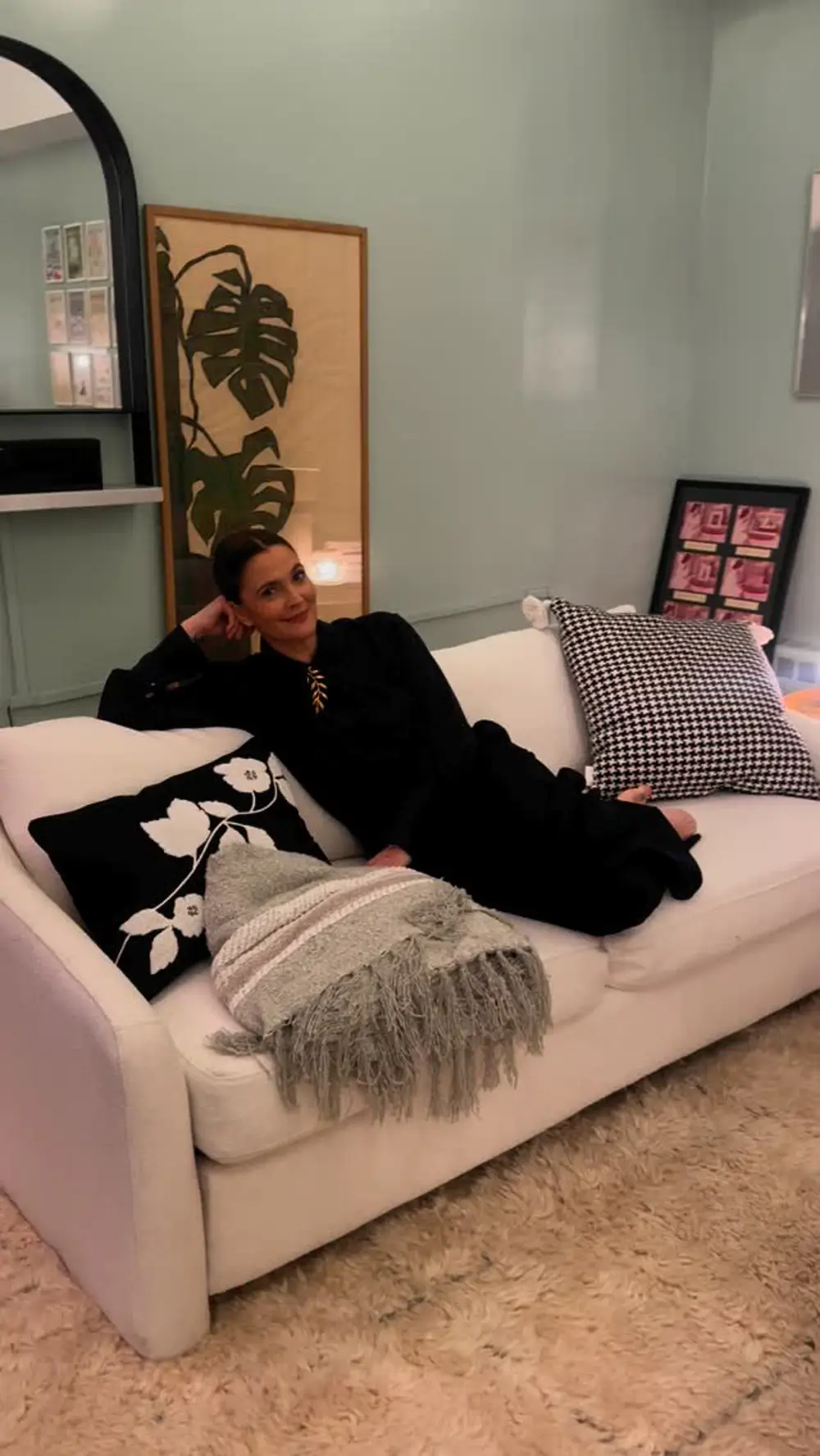 Drew Barrymore en su casa