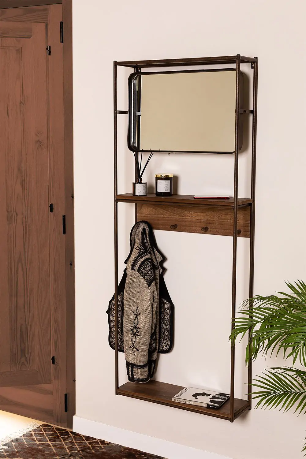 mueble con espejo recibidor sklum