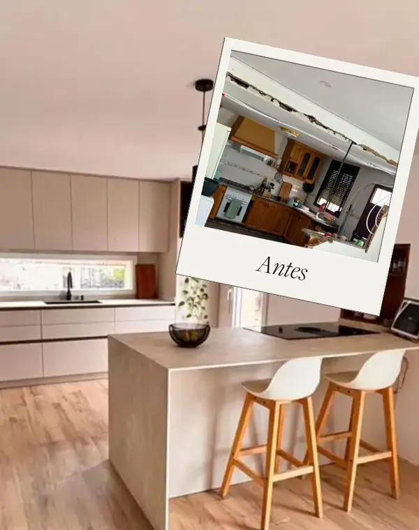 Una pareja de Madrid se hipoteca, compra una casa abandonada en Valencia y transforma por completo la cocina: "Queríamos una cocina moderna y funcional y lo hemos conseguido" 