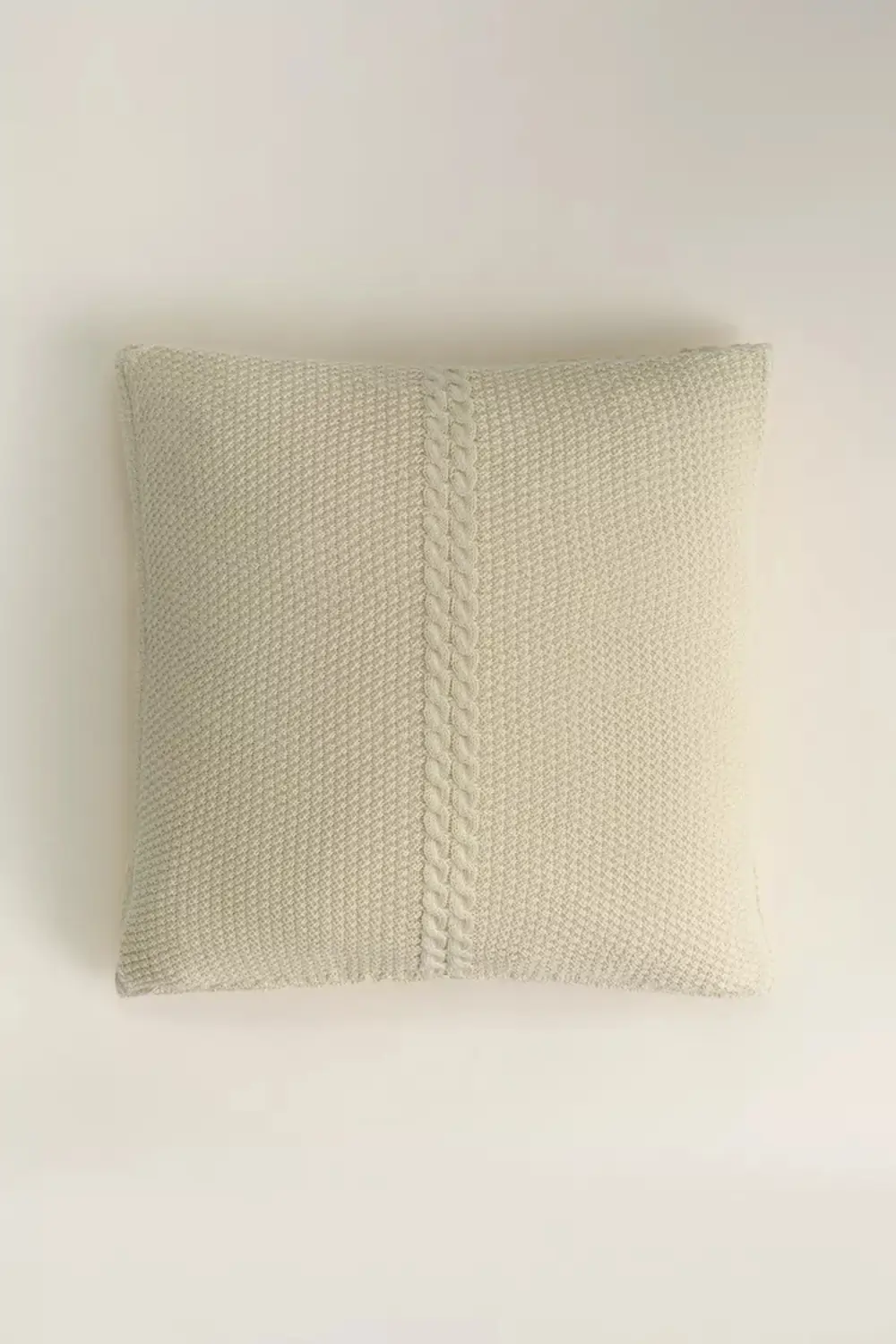 Funda de cojín de punto