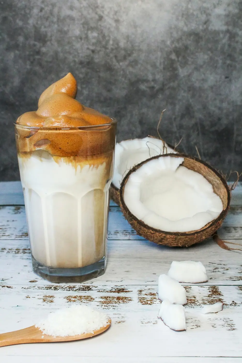 cafe leche de coco 