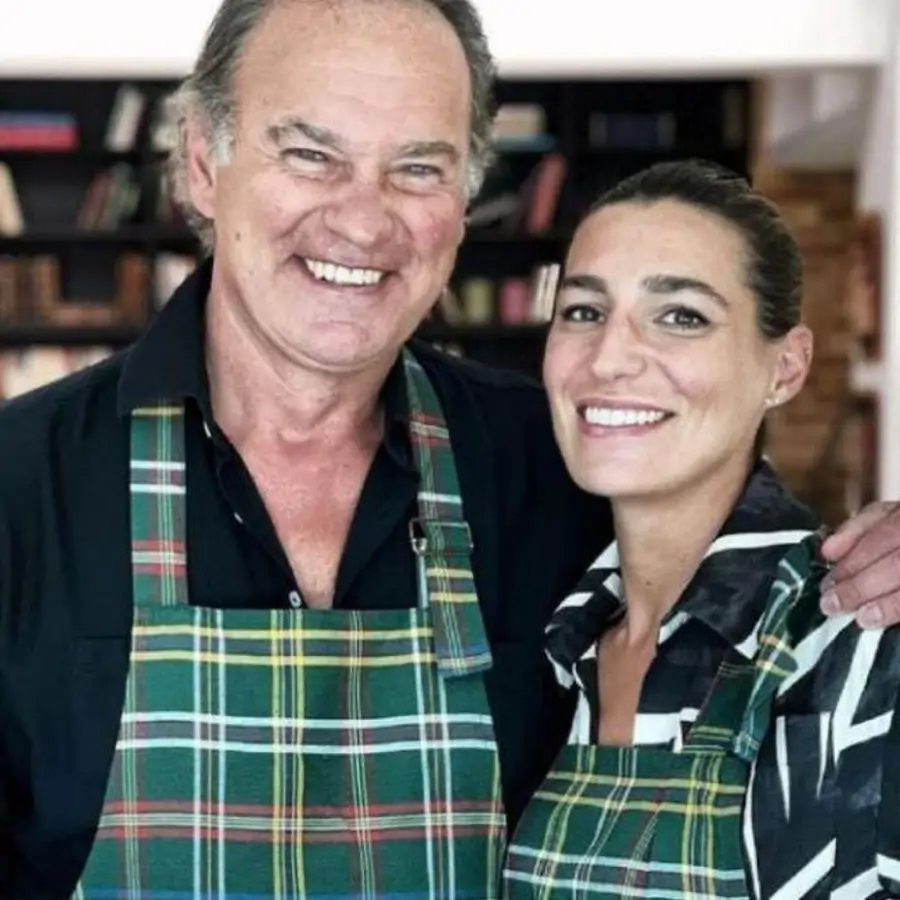 Eugenia Osborne y su padre Bertín Osborne