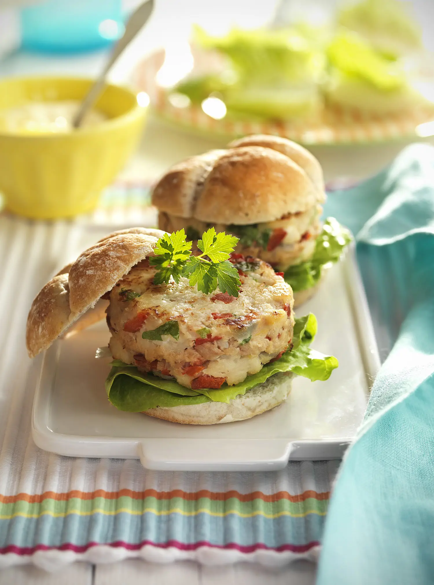 Hamburguesa de merluza