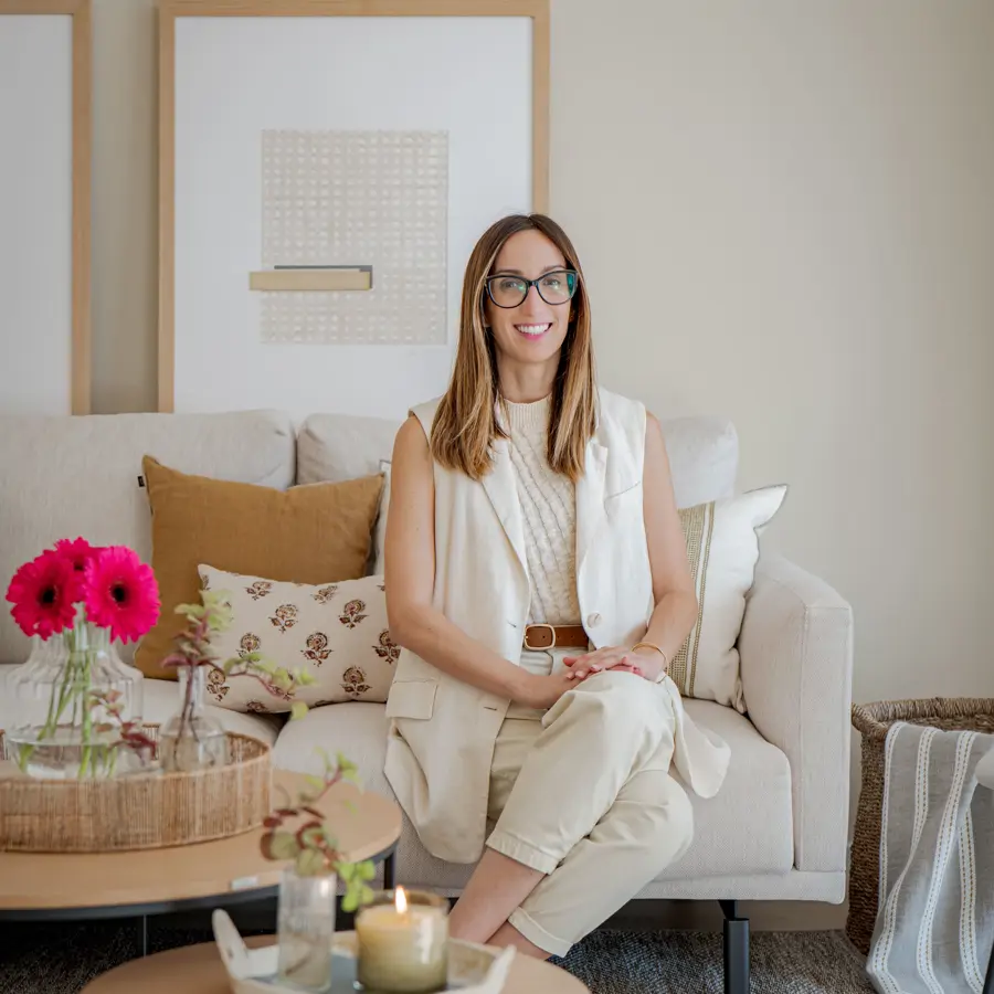 La interiorista María Bermúdez