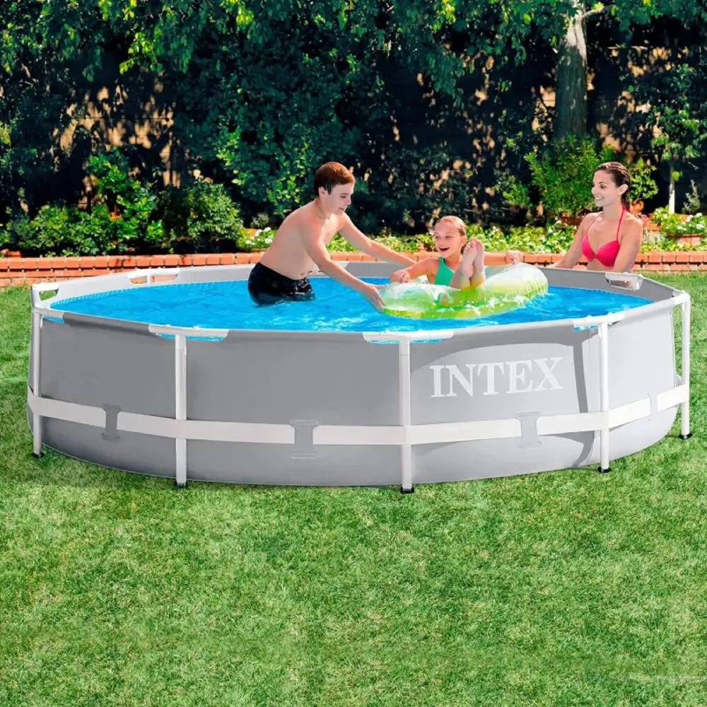 Piscina desmontable redonda con depuradora Intex