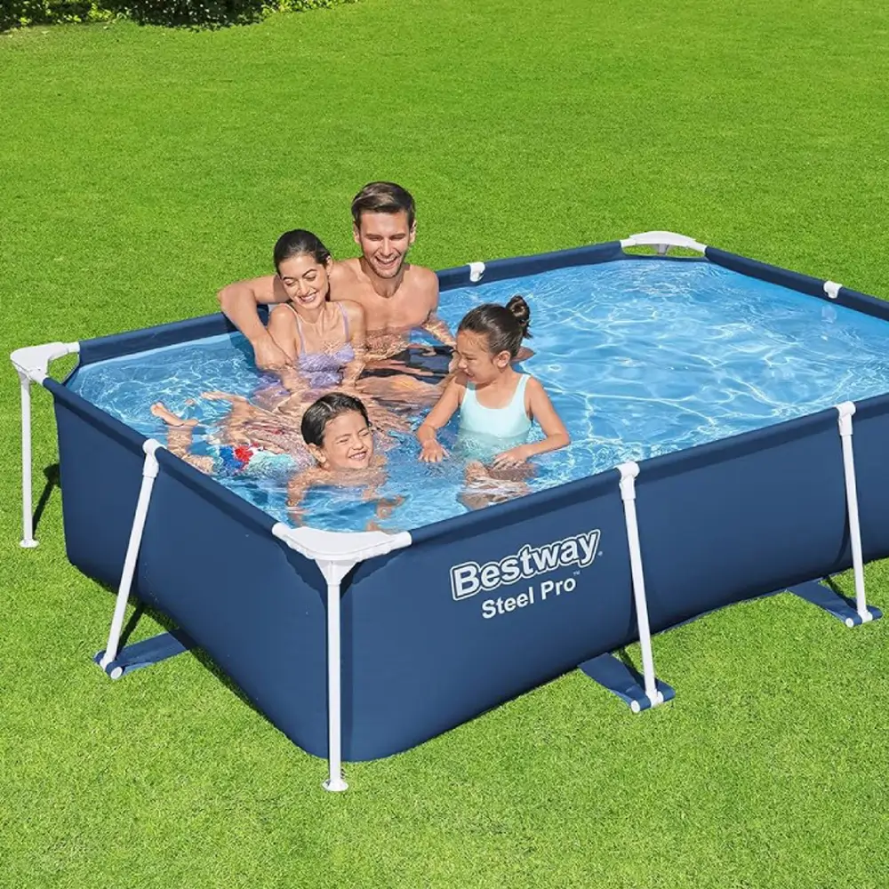 Piscina desmontable tubular rectangular de Bestway Steel Pro