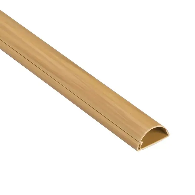 Leroy Merlin - Salvacable adhesivo madera de 30 mm 1m