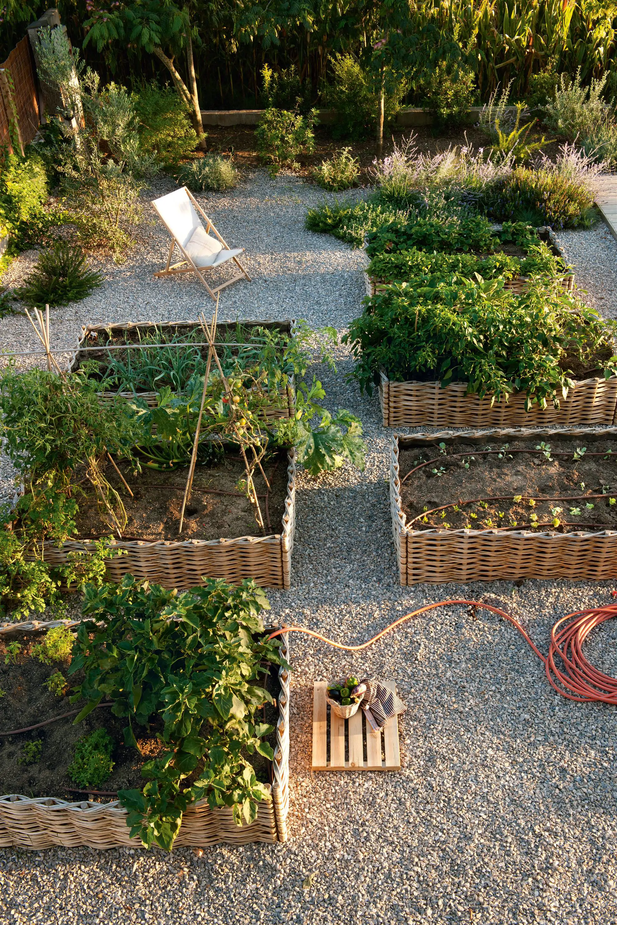 Pequeños huertos y jardines