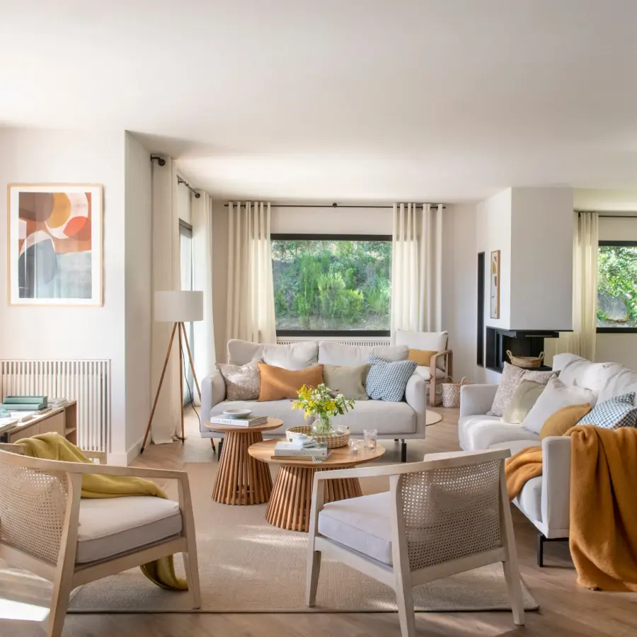 Salón vivienda unifamiliar