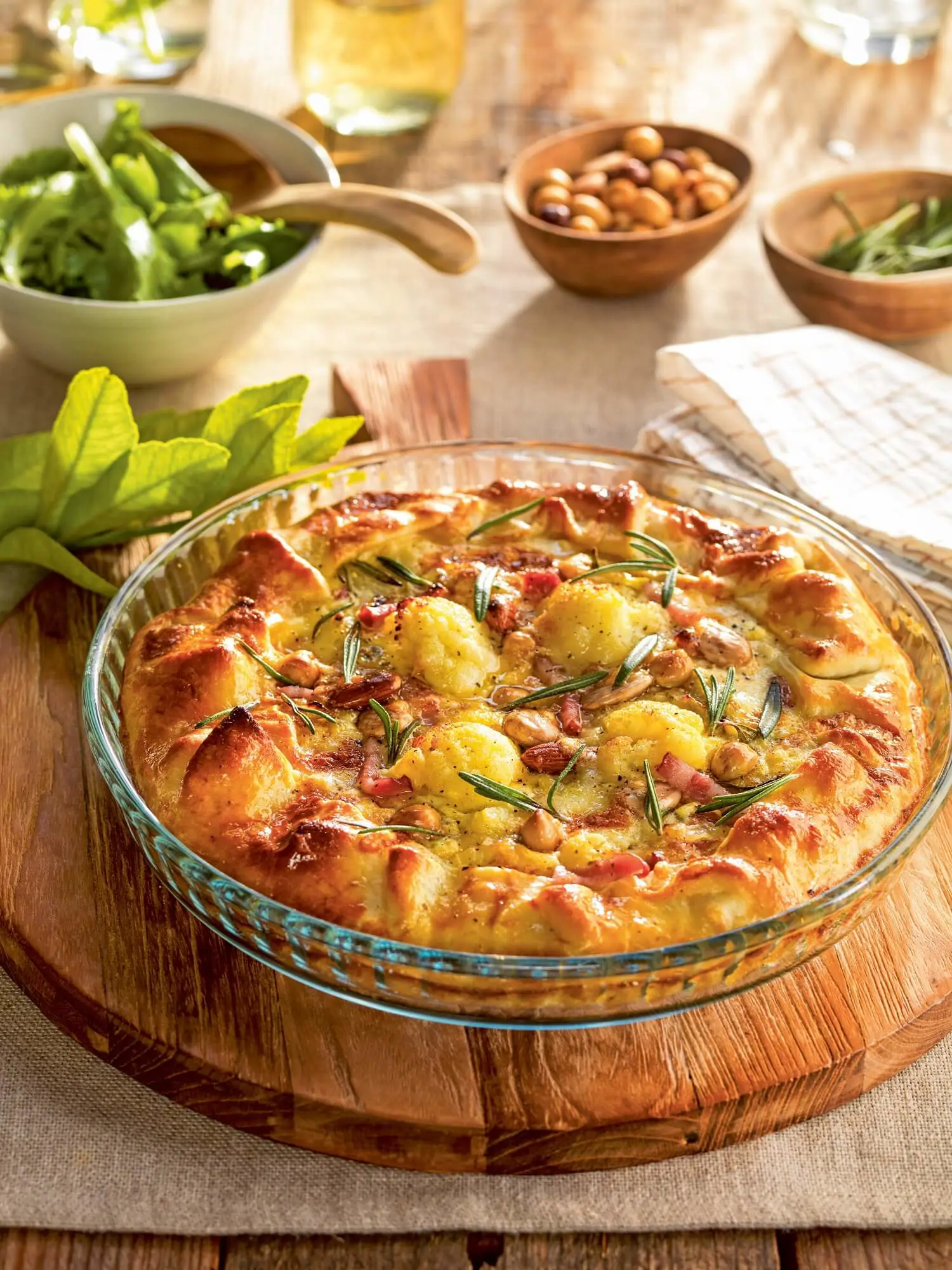 recetas con verduras Crostata de coliflor