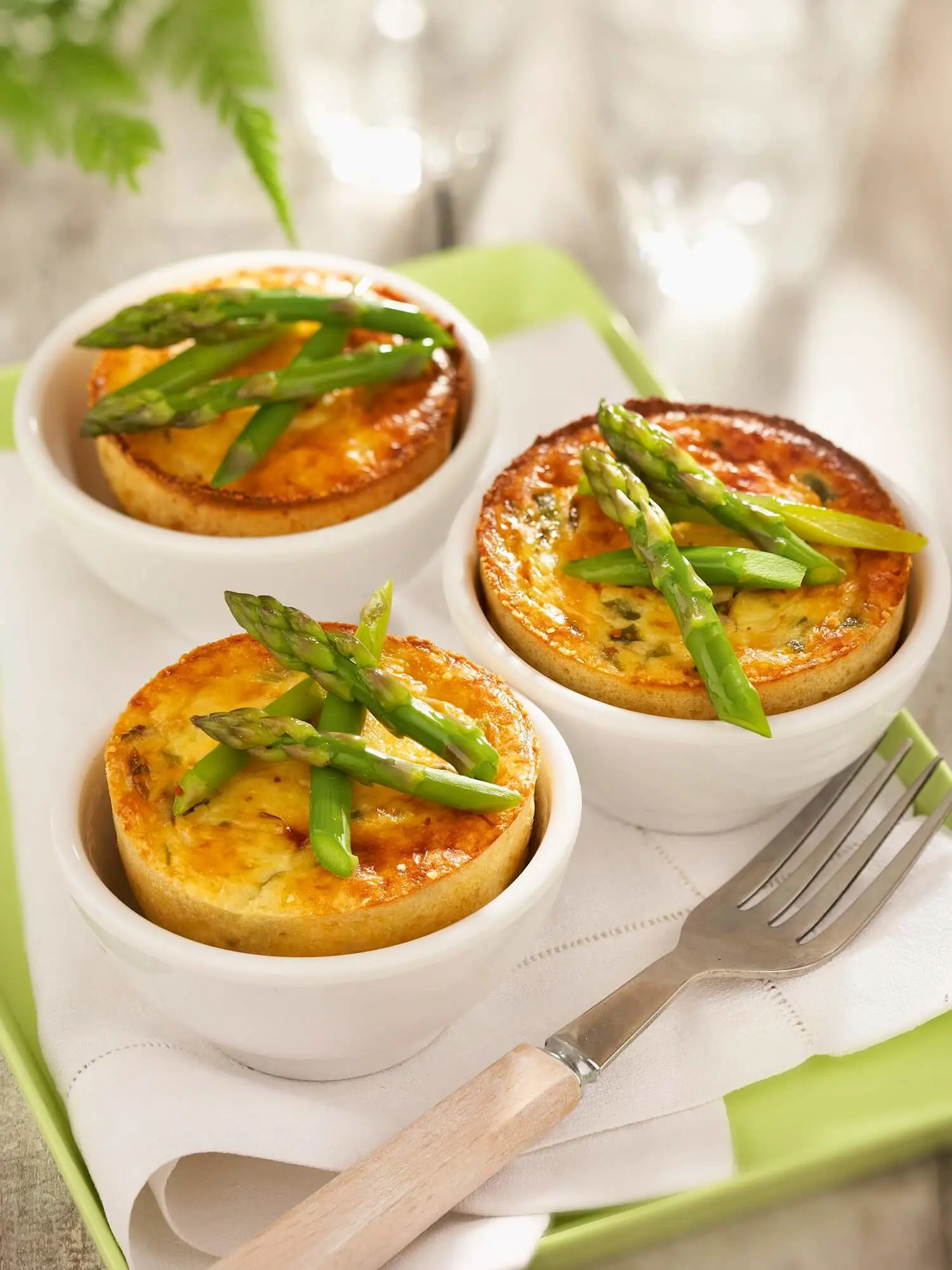 recetas con verduras Pastelitos de espárragos