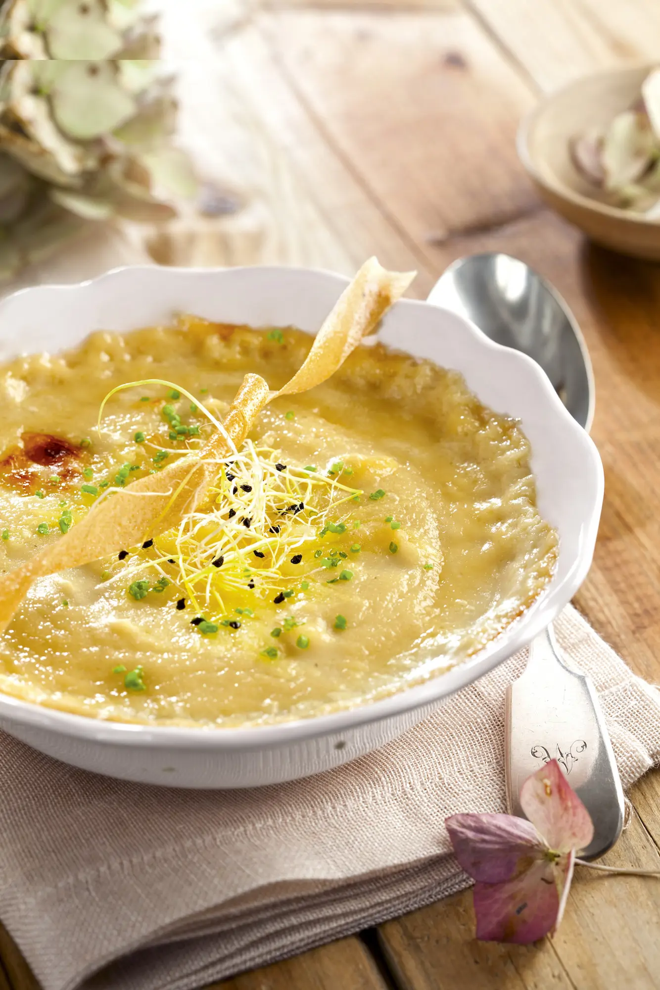 recetas con verduras Sopa de apio y cebolla