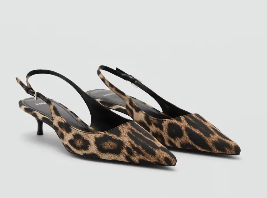 Sandalias tacón leopardo