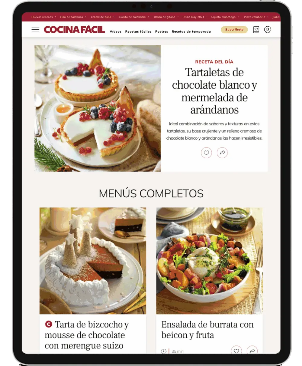cocina facil suscripcion
