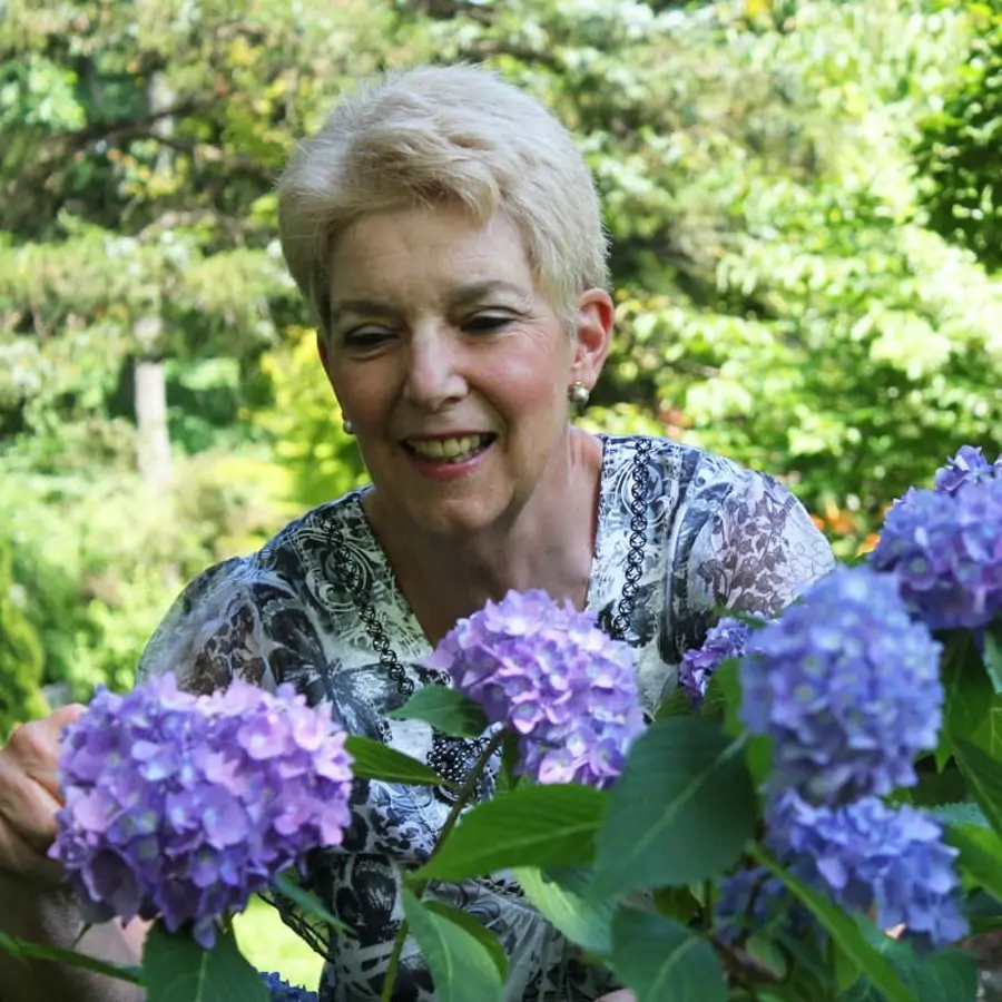 Lorraine Ballato, experta en hortensias