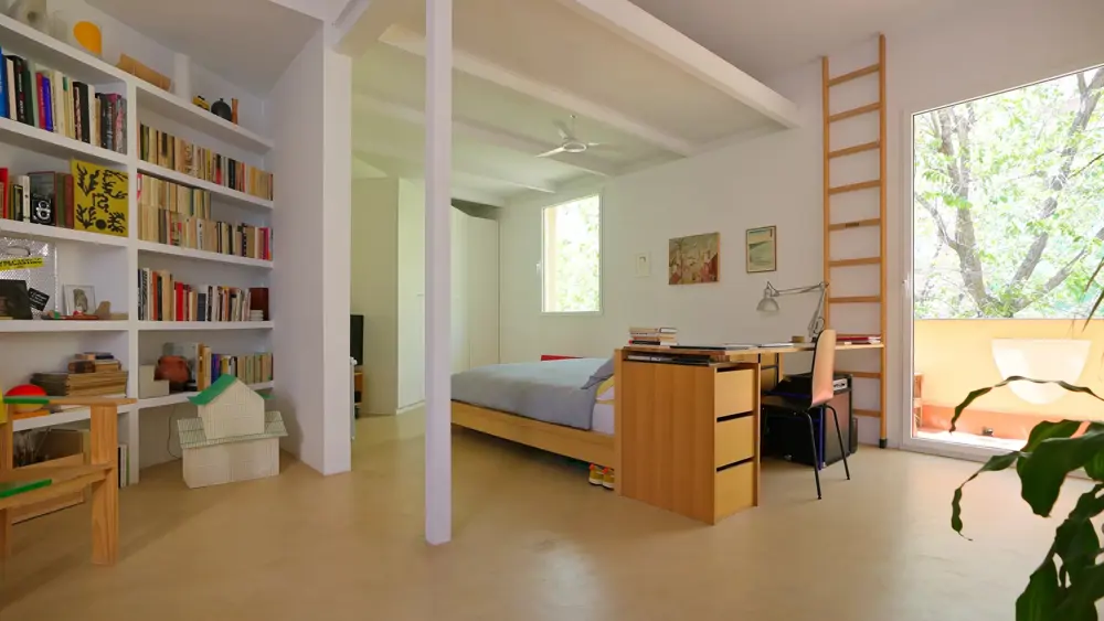 Dormitorio y zona de trabajo, ¡juntos!