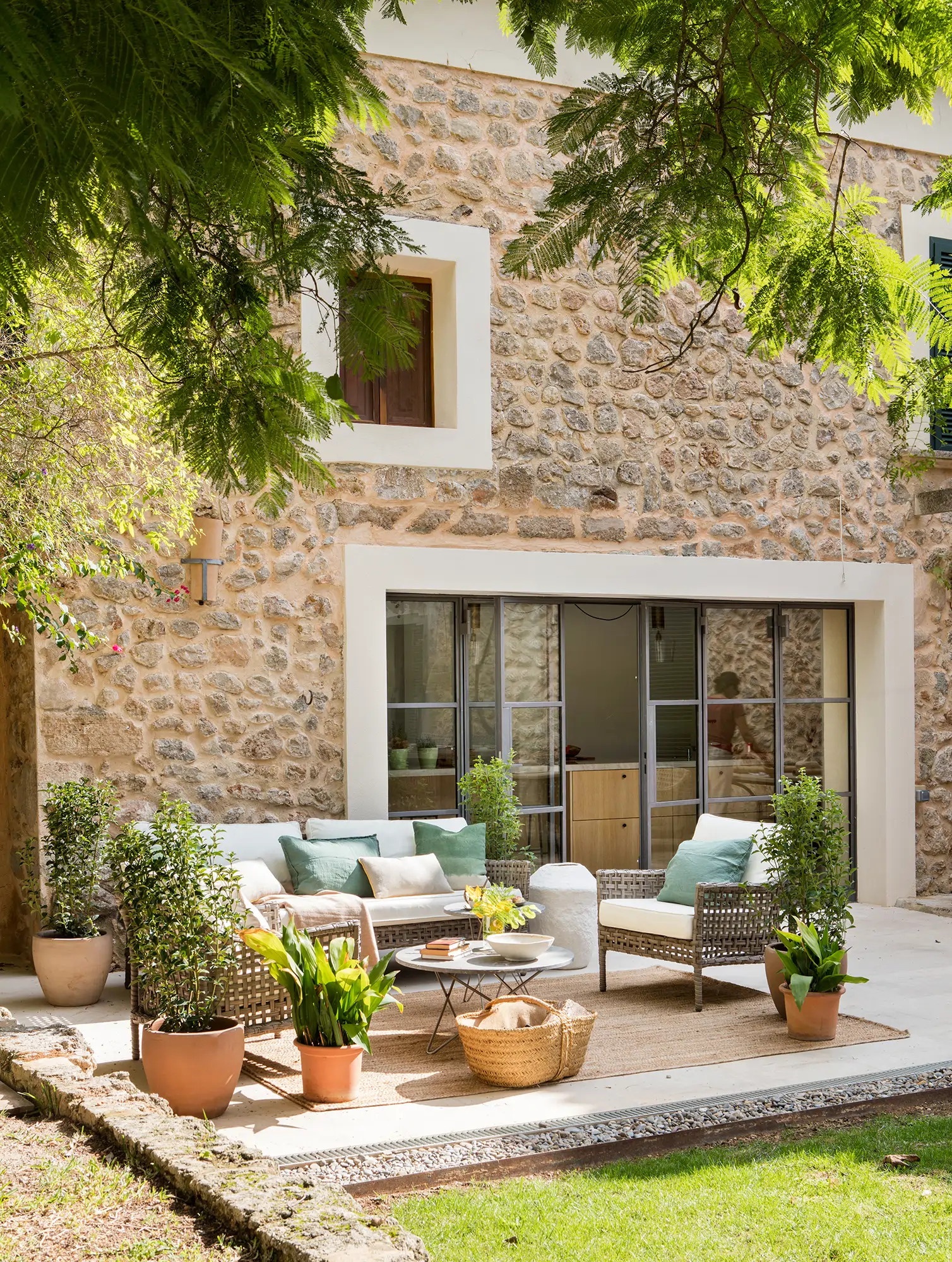 porche casa piedra 00548909