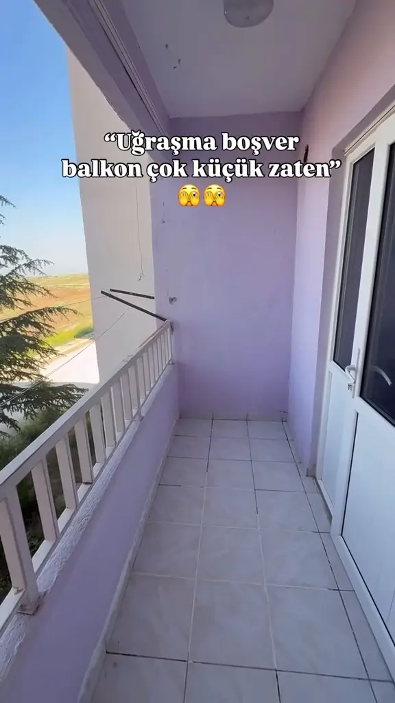 Antes: un balcón que necesitaba un cambio urgente