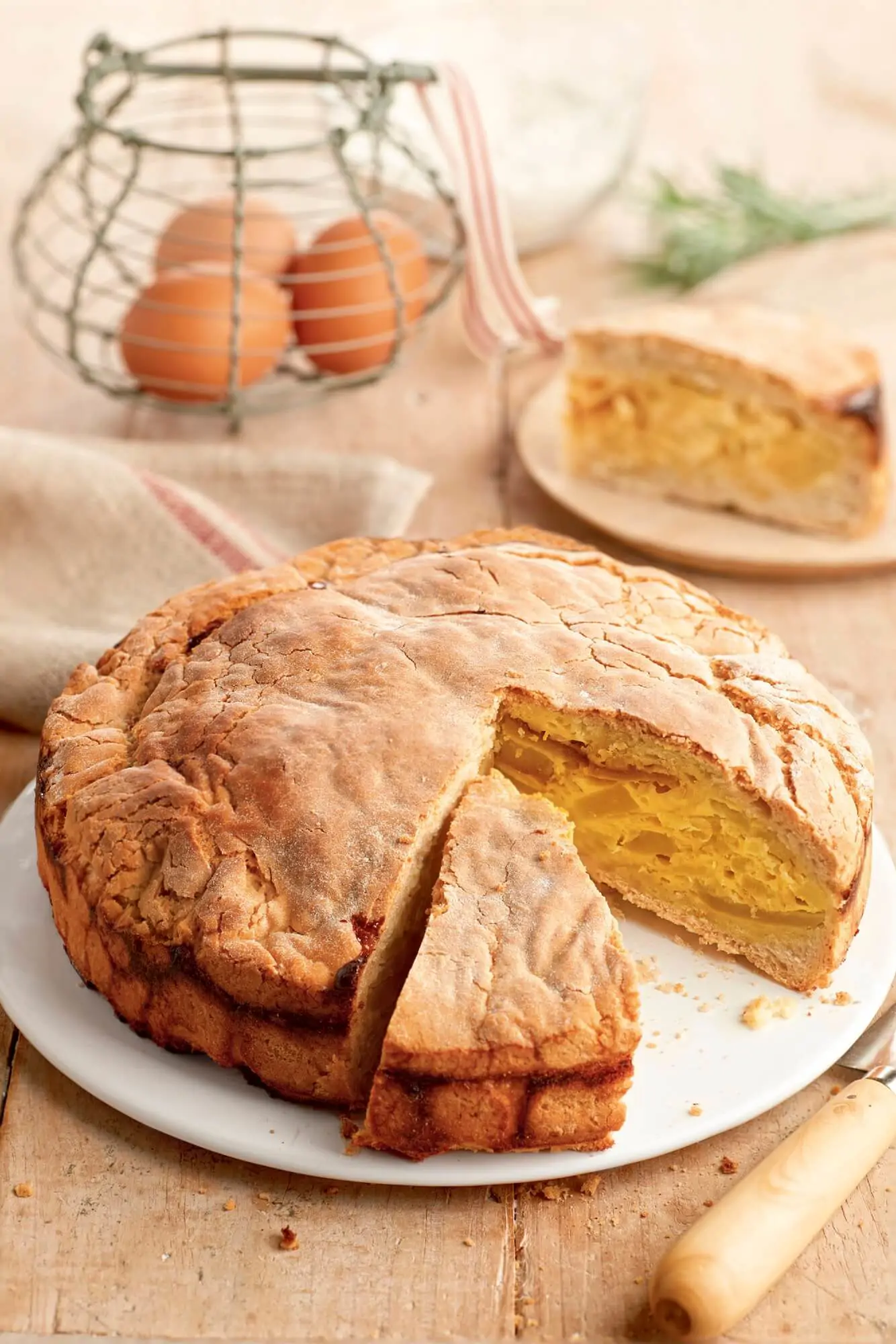 pan casero pan con tortilla de patatas