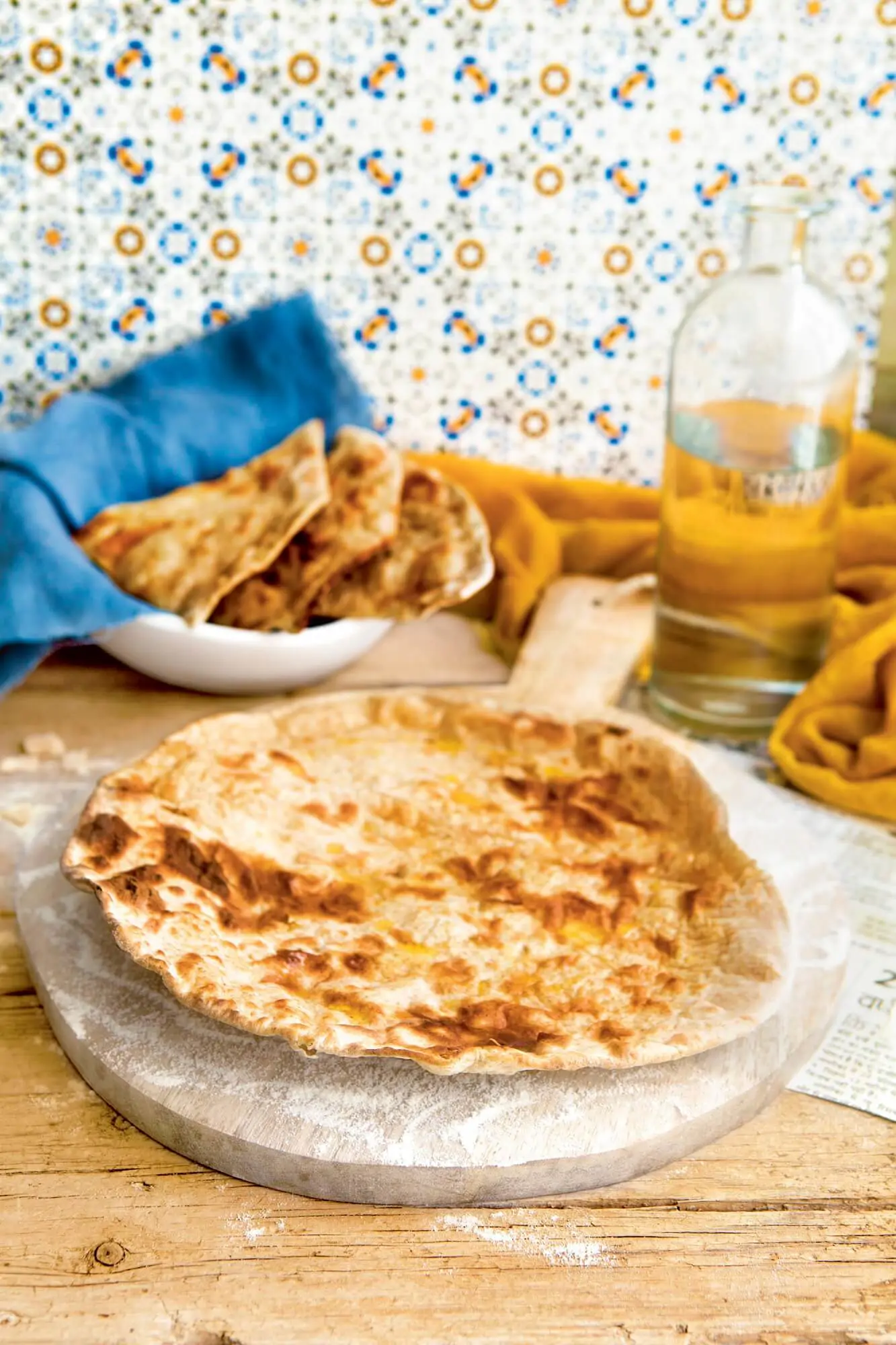 pan casero pan chapati indio