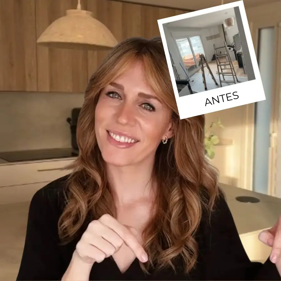Antes y después cocina de @entremiscuatroparedes