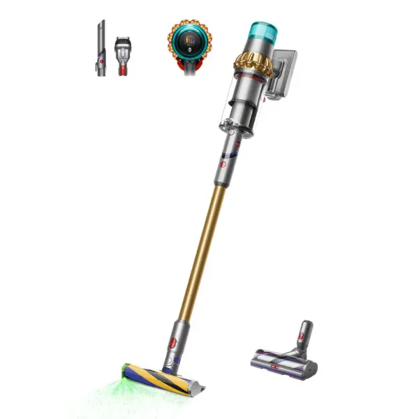 Dyson V15 Detect™ con cepillo Fluffy (Modelo dorado)