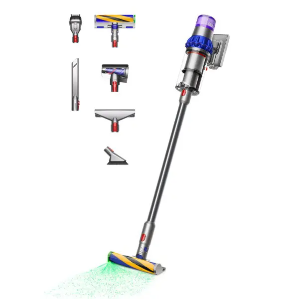 Dyson V15 Detect™ con cepillo Fluffy (Amaríllo/Níquel)
