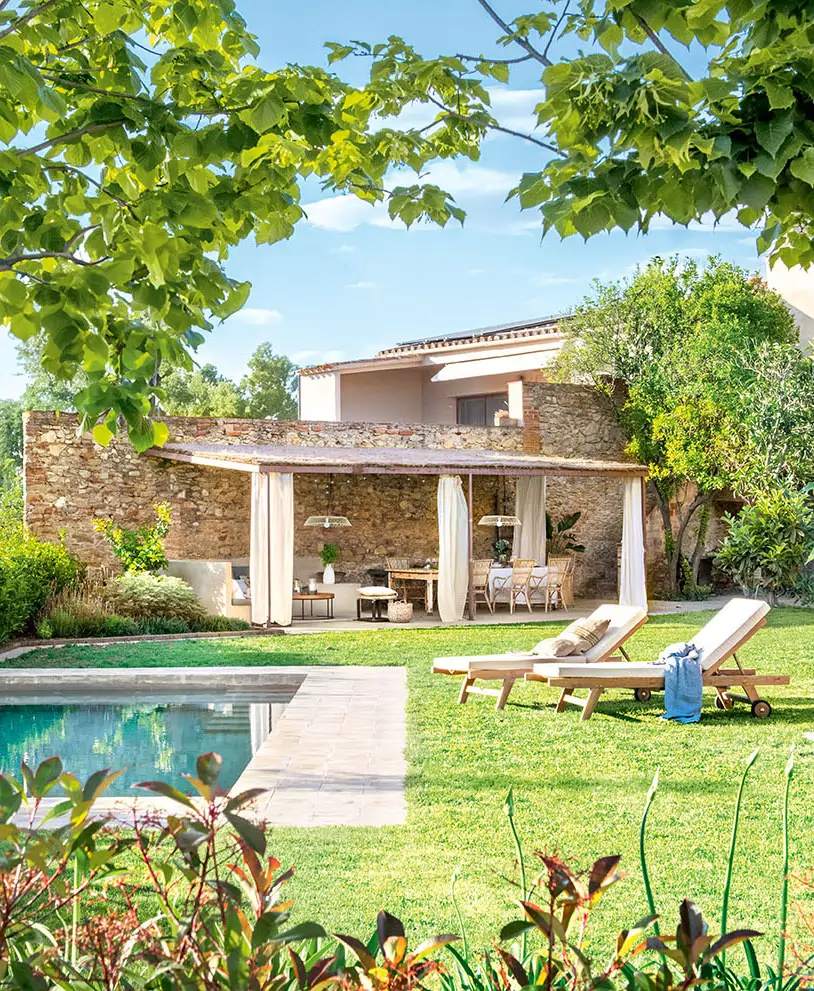 Un jardín 