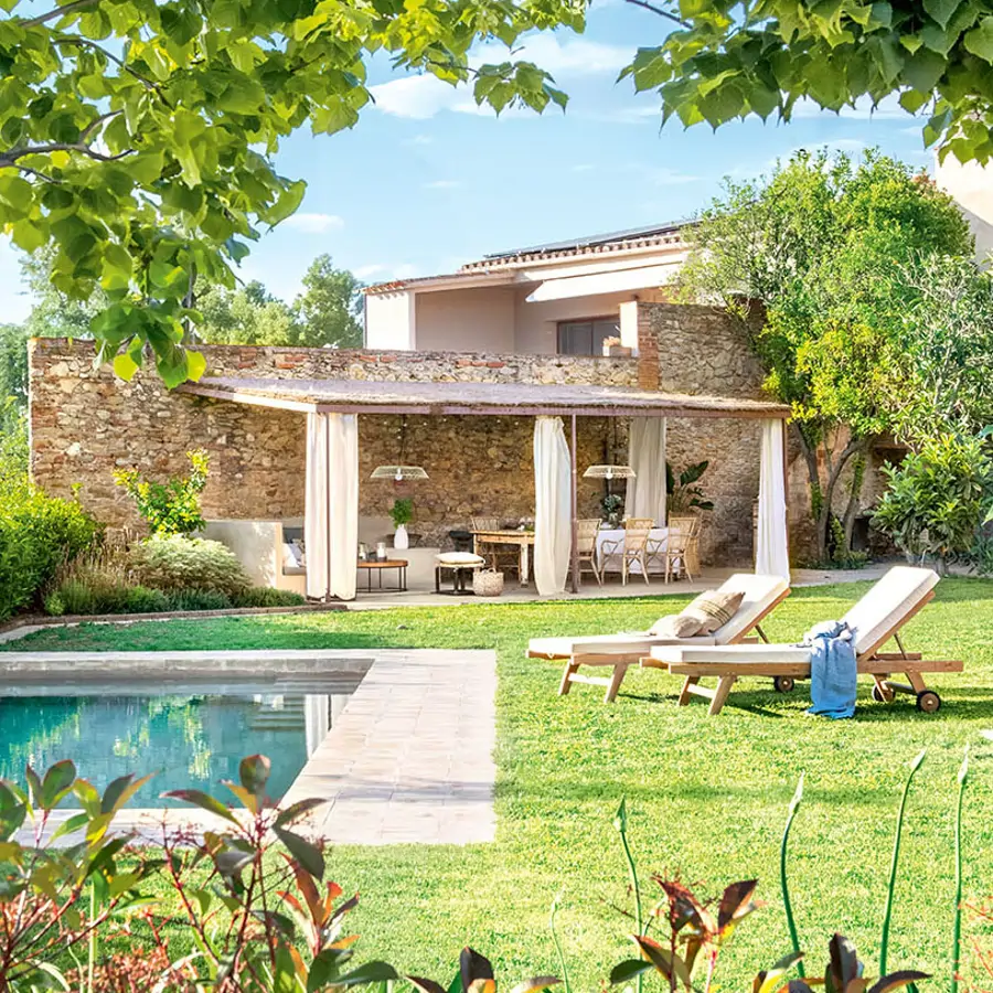 Un jardín 
