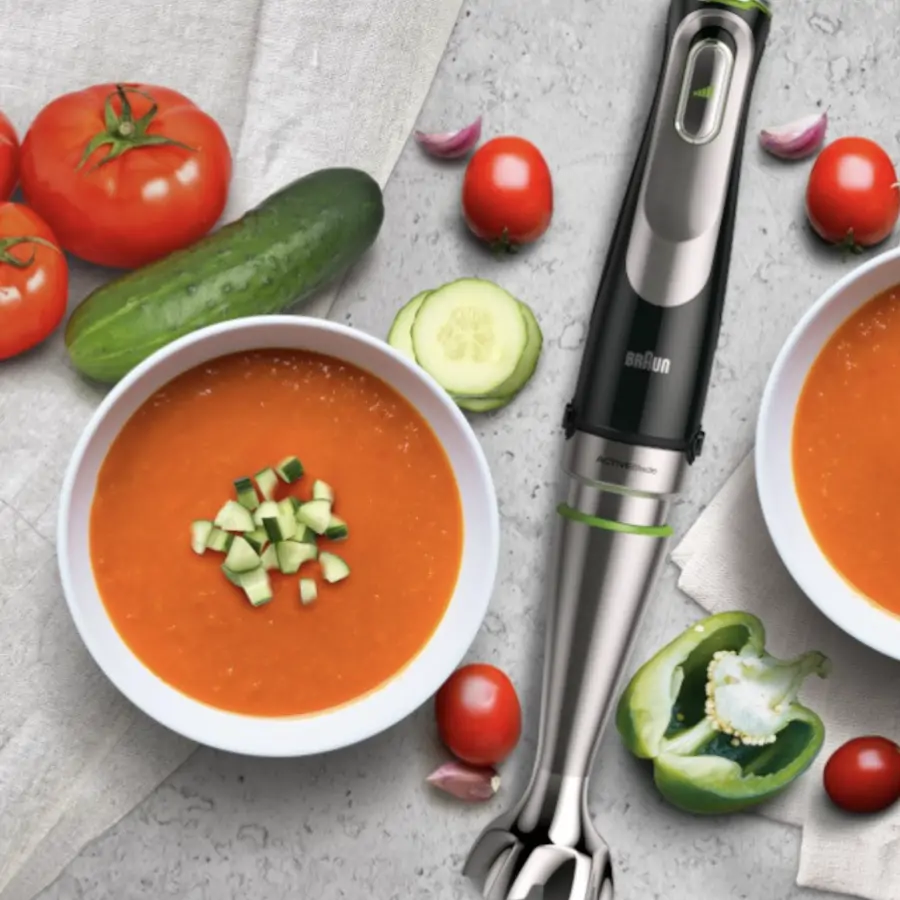 La Braun Minipimer 9 simplifica tus preparaciones diarias para que disfrutes más tiempo de lo que realmente importa: comer bien.