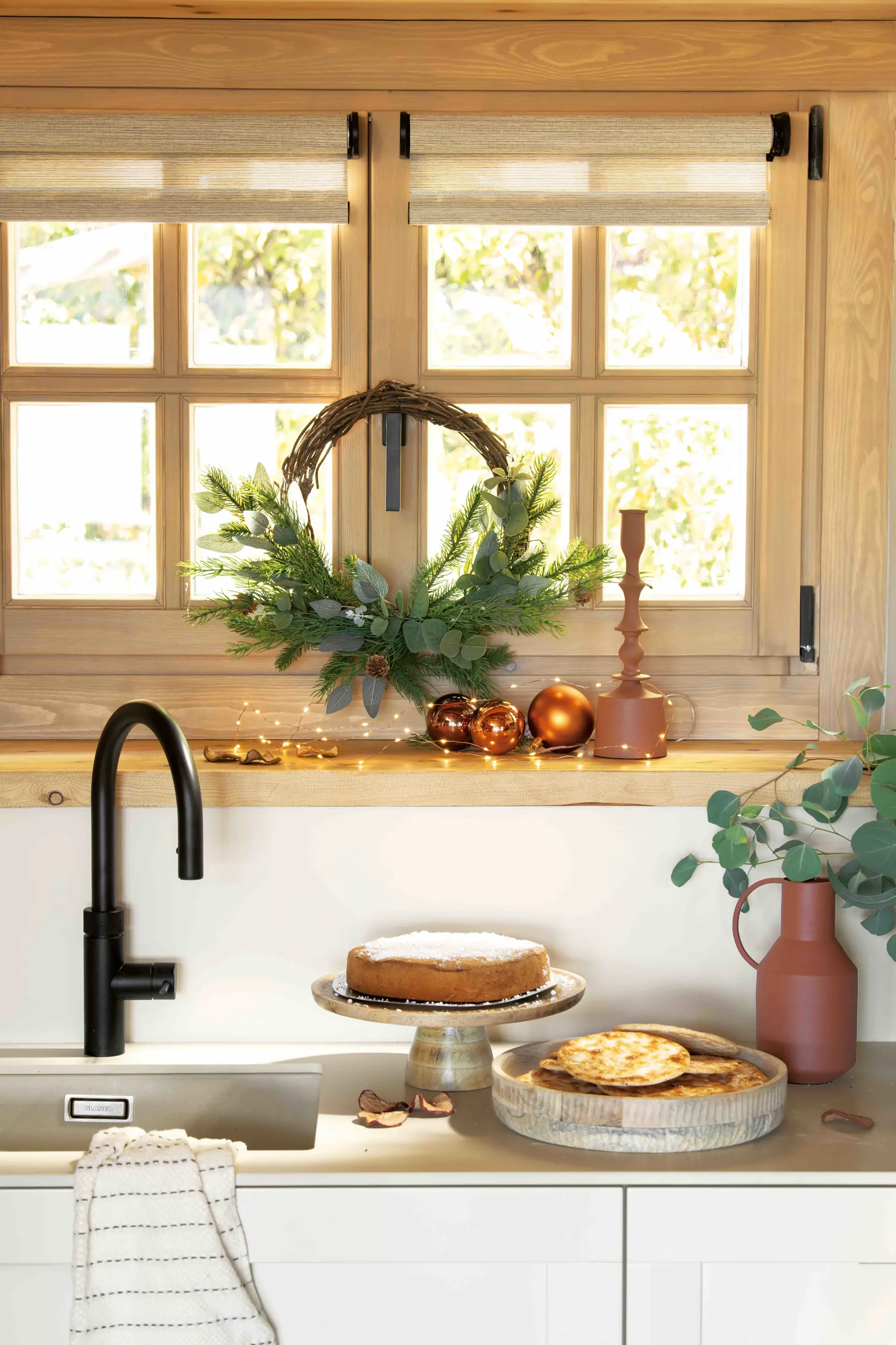 Ideas de decoración de la cocina para Navidad